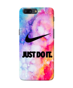 Just Do It Colors Oneplus 5 Back Cover