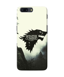 Winter Coming Stark Oneplus 5 Back Cover