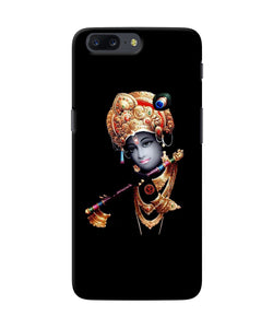 Lord Krishna With Fluet Oneplus 5 Back Cover