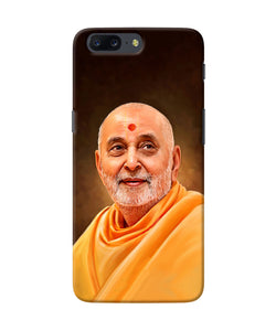 Pramukh Swami Painting Oneplus 5 Back Cover