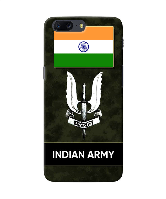 Indian Flag Balidan Logo Oneplus 5 Back Cover