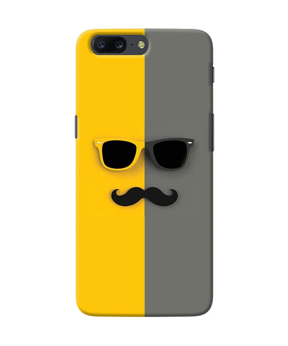 Mustache Glass Oneplus 5 Back Cover