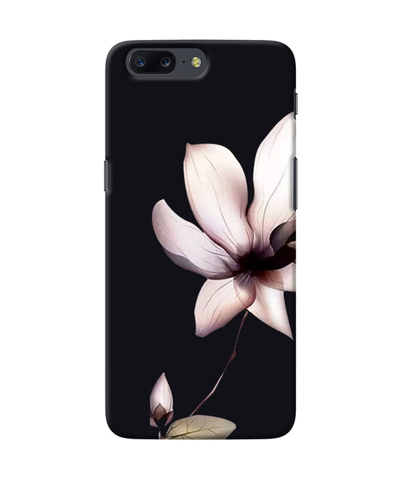 Flower White Oneplus 5 Back Cover