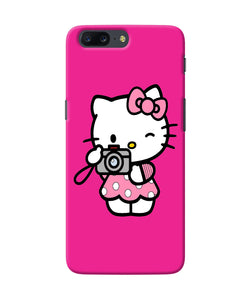 Hello Kitty Cam Pink Oneplus 5 Back Cover