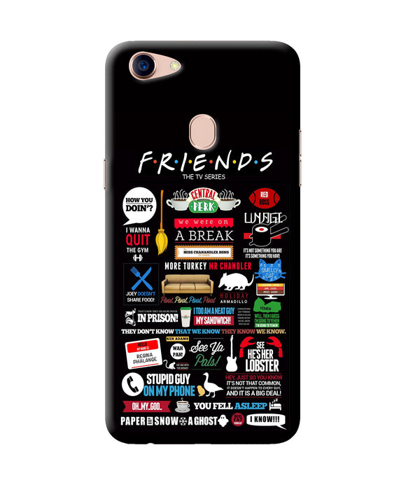 Friends Oppo F5 Back Cover