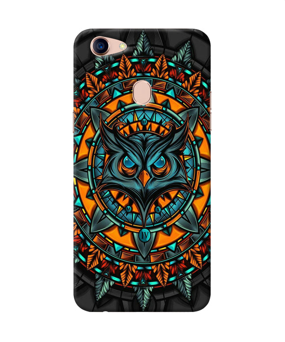 Angry Owl Art Oppo F5 Back Cover