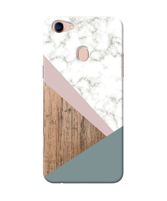 Marble Wood Abstract Oppo F5 Back Cover