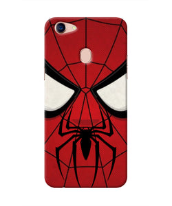 Spiderman Face Oppo F5 Real 4D Back Cover