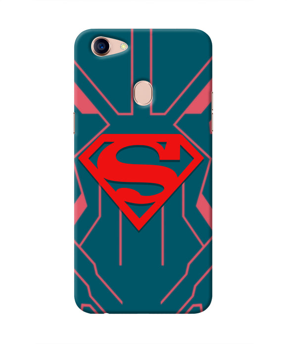 Superman Techno Oppo F5 Real 4D Back Cover