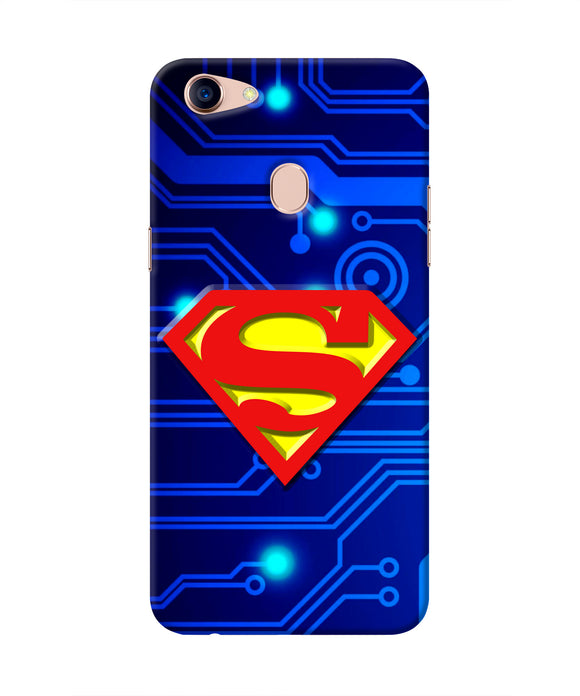 Superman Abstract Oppo F5 Real 4D Back Cover