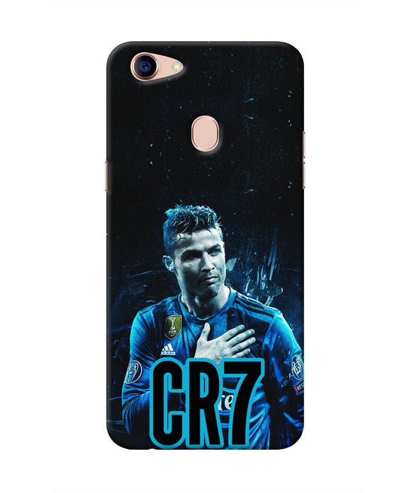 Christiano Ronaldo Blue Oppo F5 Real 4D Back Cover