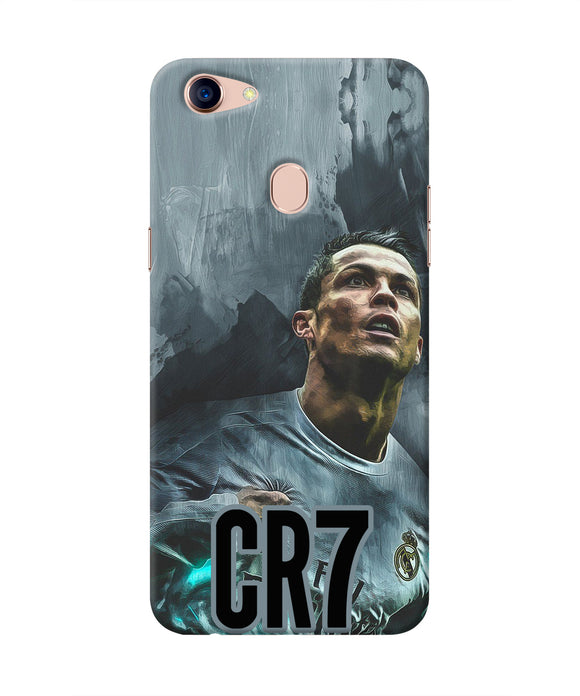 Christiano Ronaldo Grey Oppo F5 Real 4D Back Cover