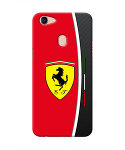 Ferrari Abstract Maroon Oppo F5 Real 4D Back Cover