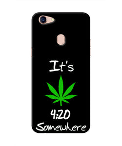 Weed Quote Oppo F5 Real 4D Back Cover