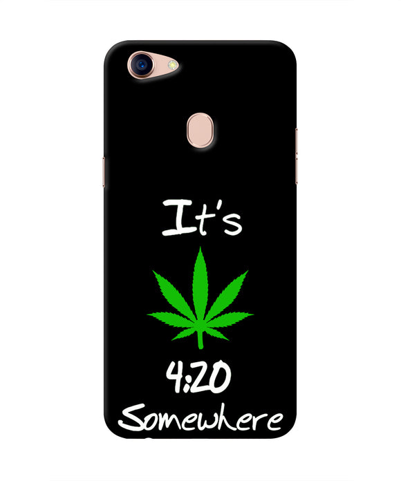 Weed Quote Oppo F5 Real 4D Back Cover