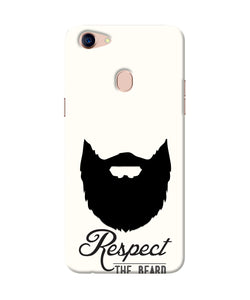 Respect the Beard Oppo F5 Real 4D Back Cover