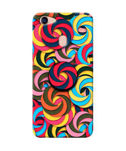 Spiral Pattern Oppo F5 Pop Case