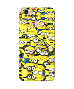 Minions Mini Crowd Oppo F5 Back Cover