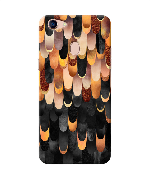 Abstract Wooden Rug Oppo F5 Back Cover
