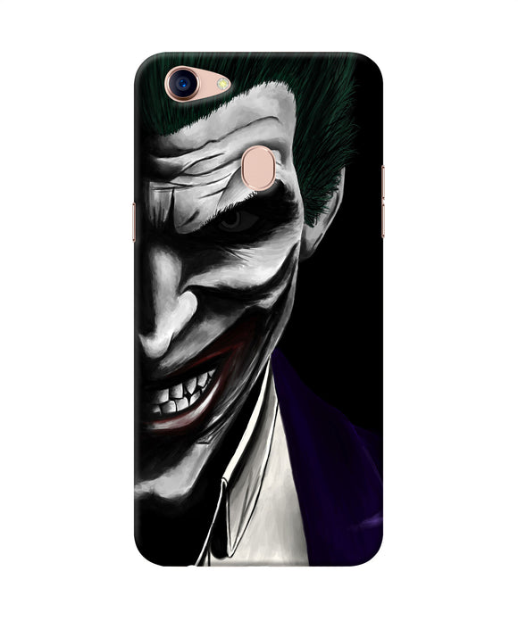 The Joker Black Oppo F5 Back Cover