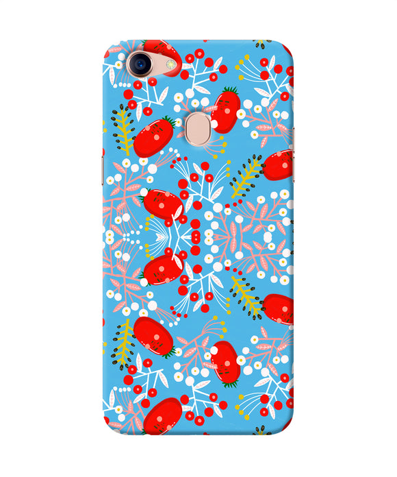 Small Red Animation Pattern Oppo F5 Back Cover