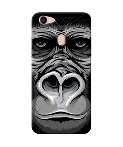 Black Chimpanzee Oppo F5 Back Cover