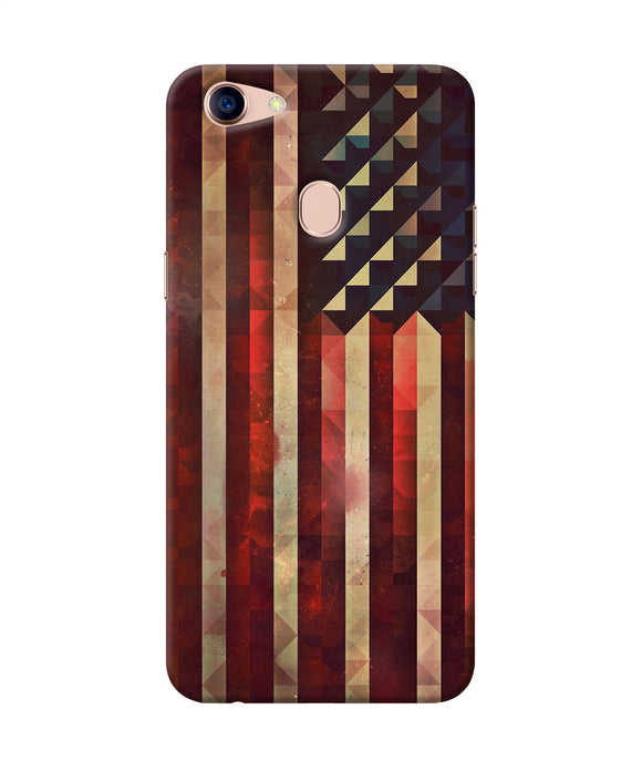 Vintage Us Flag Oppo F5 Back Cover