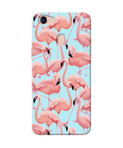 Abstract Sheer Bird Print Oppo F5 Back Cover