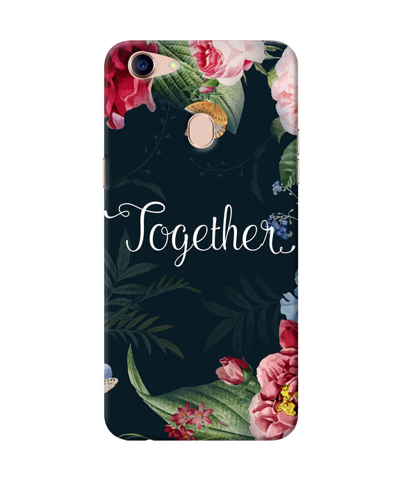 Together Flower Oppo F5 Back Cover