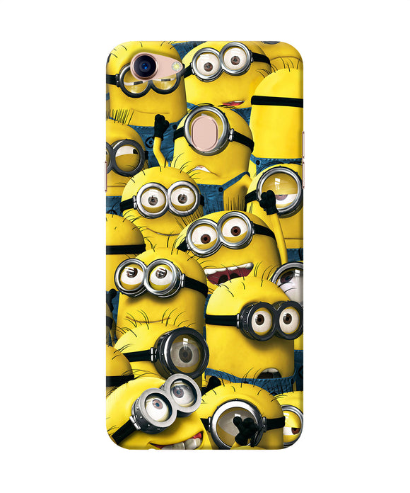 Minions Crowd Oppo F5 Back Cover
