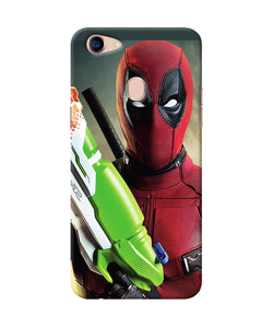 Deadpool Funny Gun Oppo F5 Back Cover