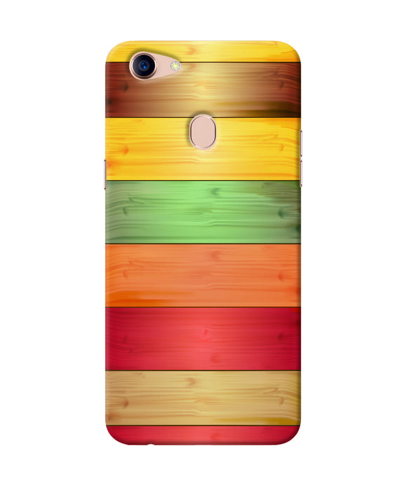 Wooden Colors Oppo F5 Back Cover