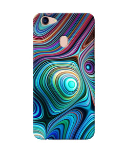 Abstract Coloful Waves Oppo F5 Back Cover