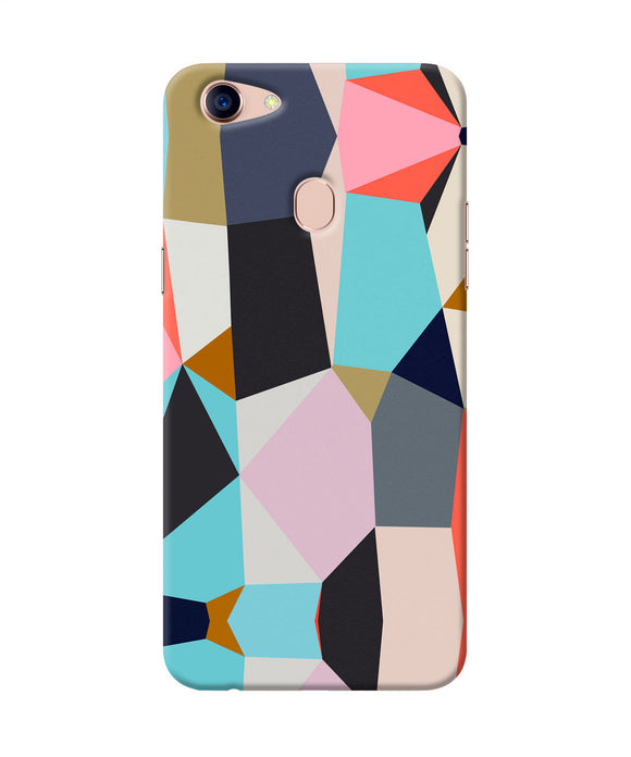 Abstract Colorful Shapes Oppo F5 Back Cover