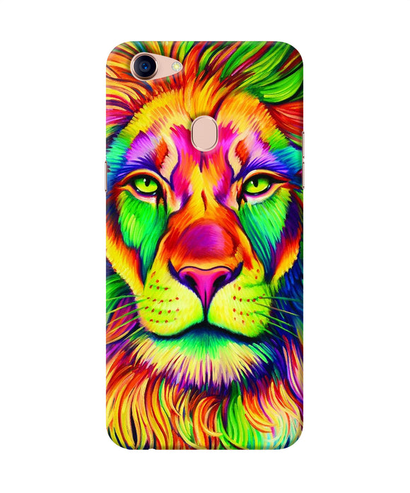 Lion Color Poster Oppo F5 Back Cover