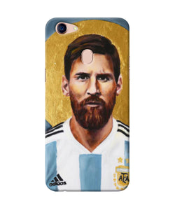 Messi Face Oppo F5 Back Cover