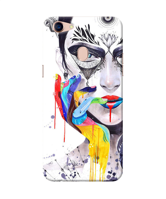 Girl Color Hand Oppo F5 Back Cover