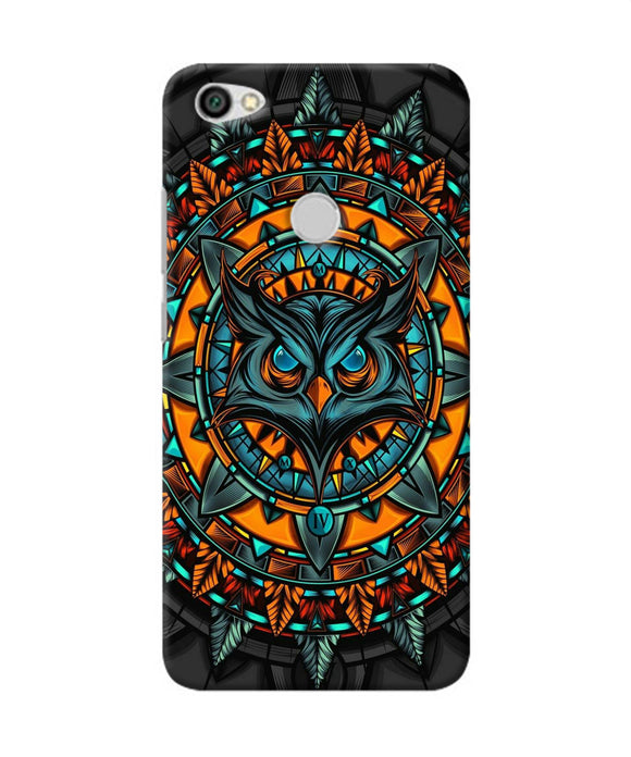 Angry Owl Art Redmi Y1 Back Cover