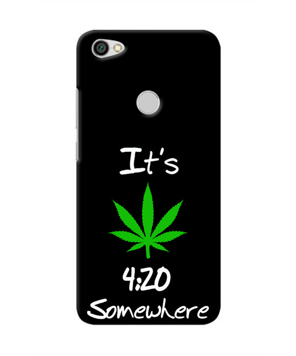 Weed Quote Redmi Y1 Real 4D Back Cover