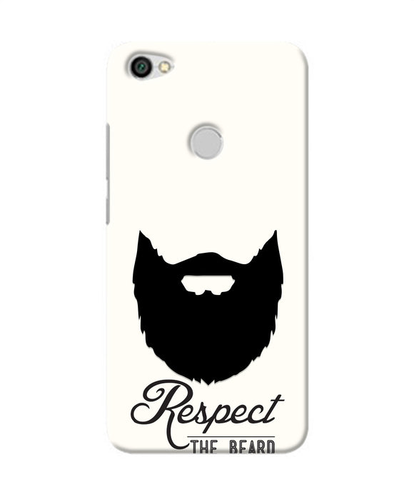 Respect the Beard Redmi Y1 Real 4D Back Cover