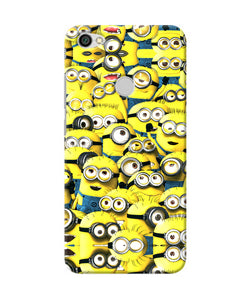 Minions Mini Crowd Redmi Y1 Back Cover