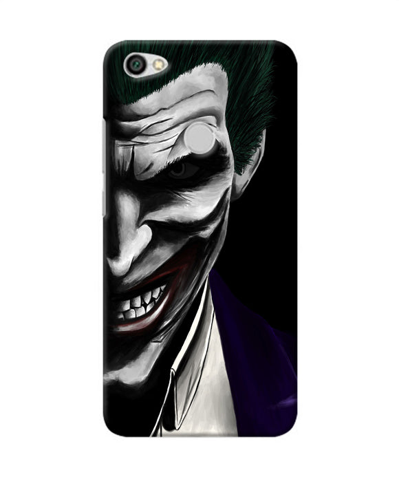 The Joker Black Redmi Y1 Back Cover