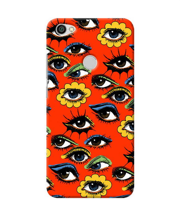 Abstract Eyes Pattern Redmi Y1 Back Cover