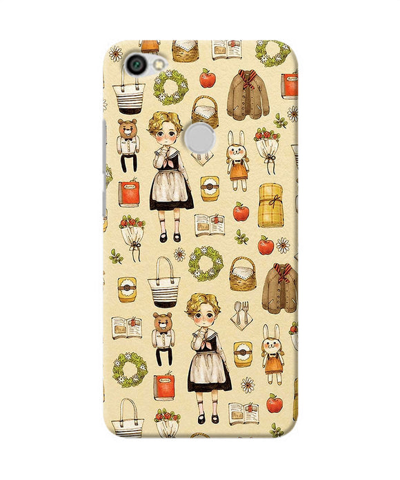 Canvas Girl Print Redmi Y1 Back Cover