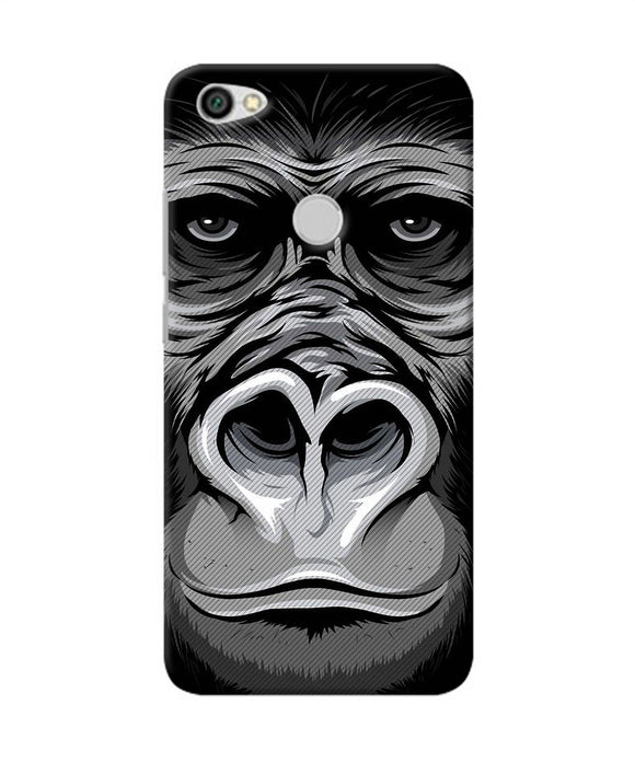 Black Chimpanzee Redmi Y1 Back Cover