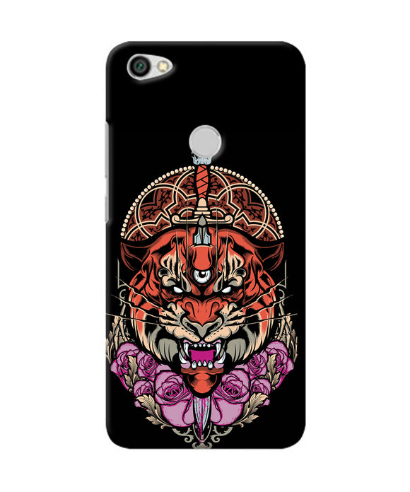 Abstract Tiger Redmi Y1 Back Cover