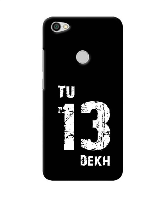 Tu Tera Dekh Quote Redmi Y1 Back Cover