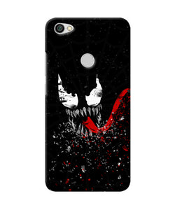 Venom Black Poster Redmi Y1 Back Cover