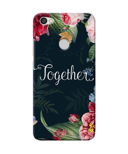 Together Flower Redmi Y1 Back Cover