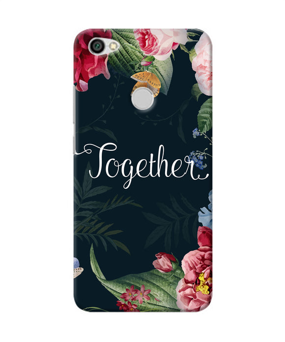 Together Flower Redmi Y1 Back Cover